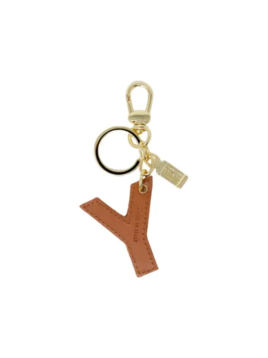 Tanleder Y-förmiger Schlüsselanhänger