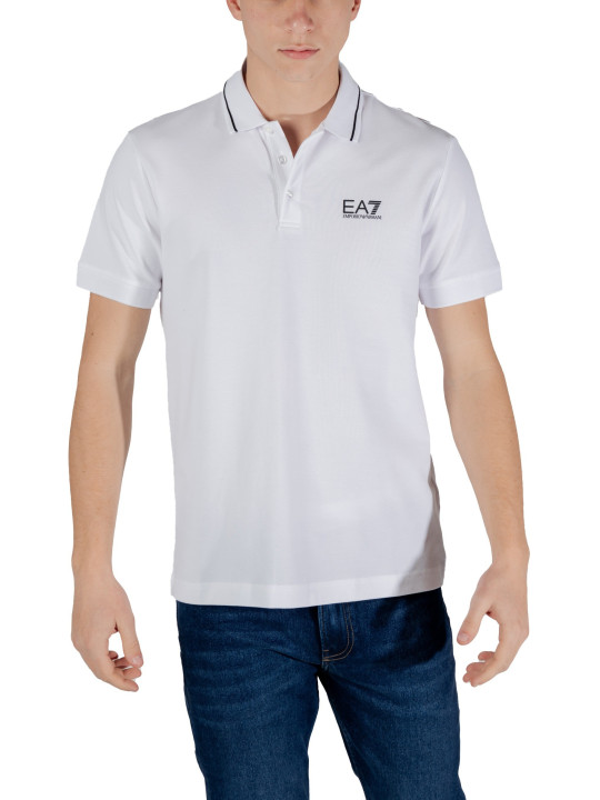 Ea7 Poloshirt Baumwolle Kurzarm Herren