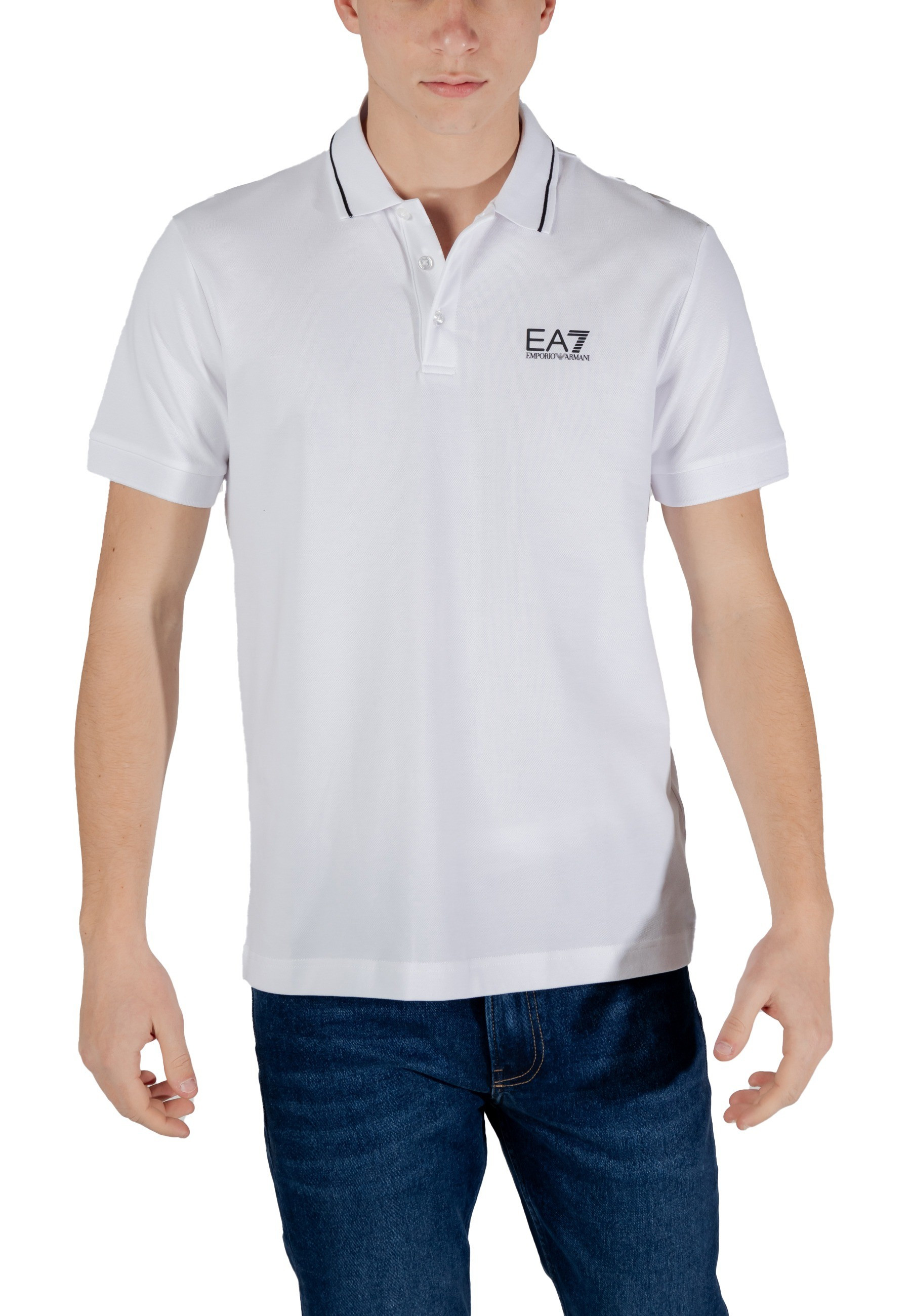 Ea7 Herren Polo Weiß 483273