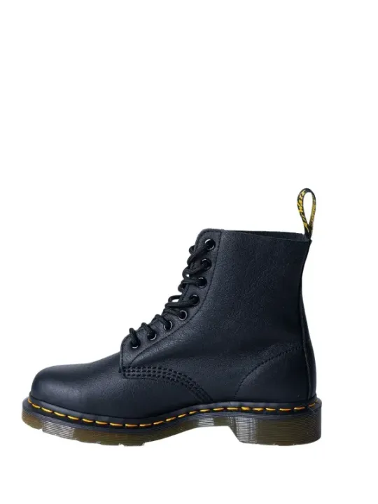 Schwarze Dr. Martens Lederstiefel
