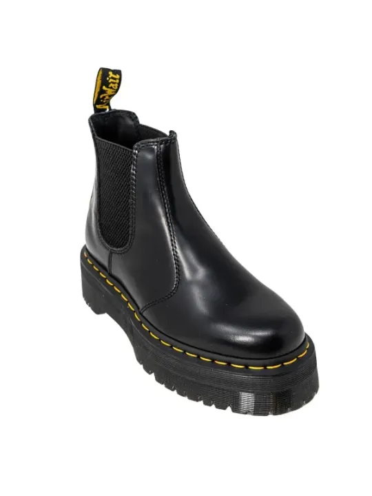 Schwarzer Dr. Martens Knöchelstiefel