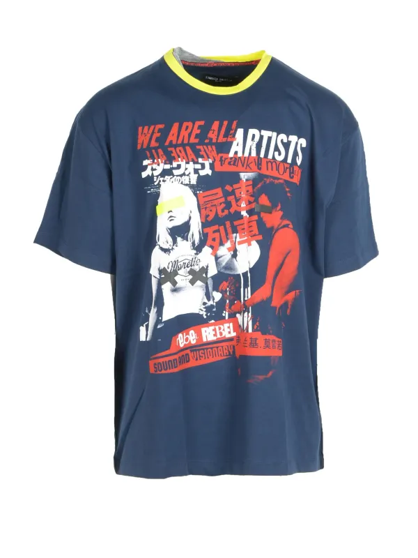 Künstlerische Frankie Morello T-Shirt Design