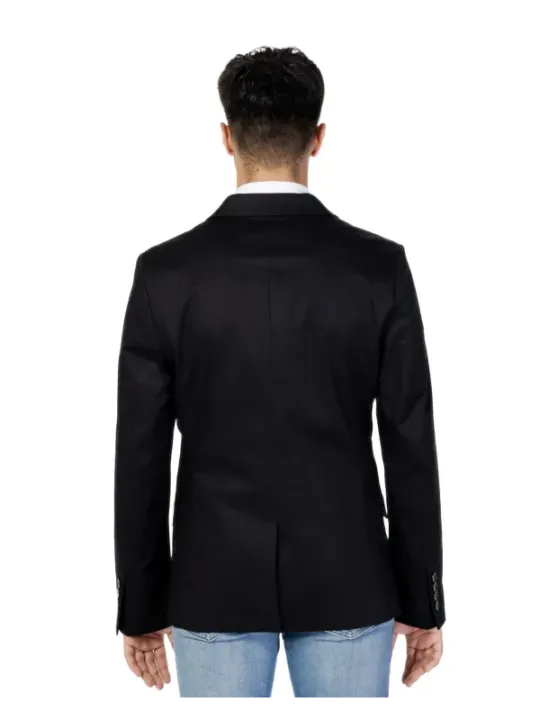 Schwarzes und weißes Herren Sakko