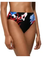 Blumige Desigual High-Waist-Bikinihose