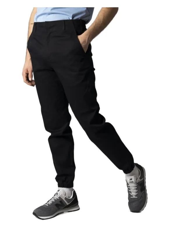 Schwarze Dickies Arbeitshose mit Streifen