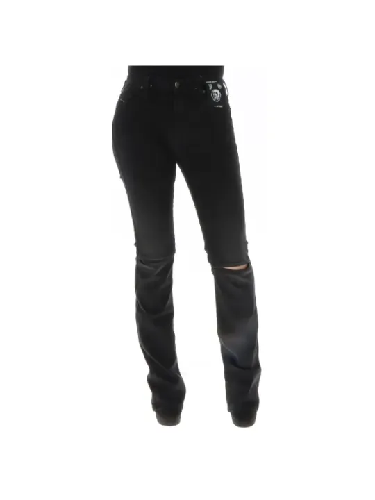 Diesel schwarze Skinny Jeans mit Löchern