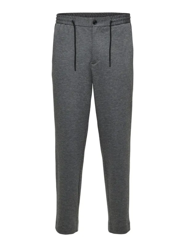 Graue Jogginghose mit Kordelzug