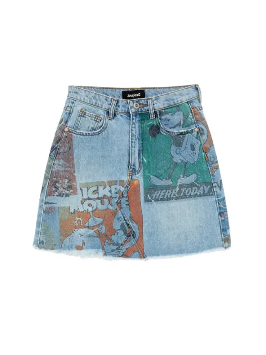 Desigual Disney Mickey Jeansrock