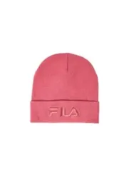 Pink gestrickte Fila Beanie Mütze