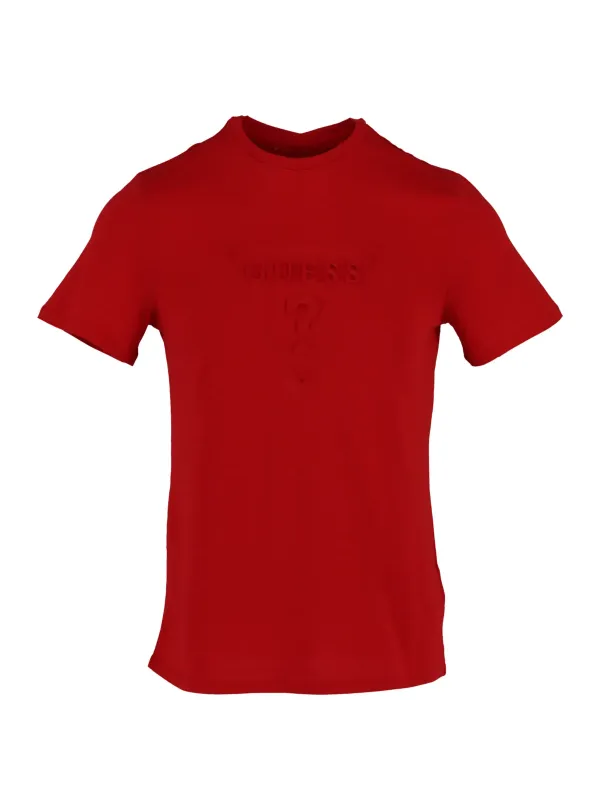 Rotes Guess 225552 T-Shirt flach