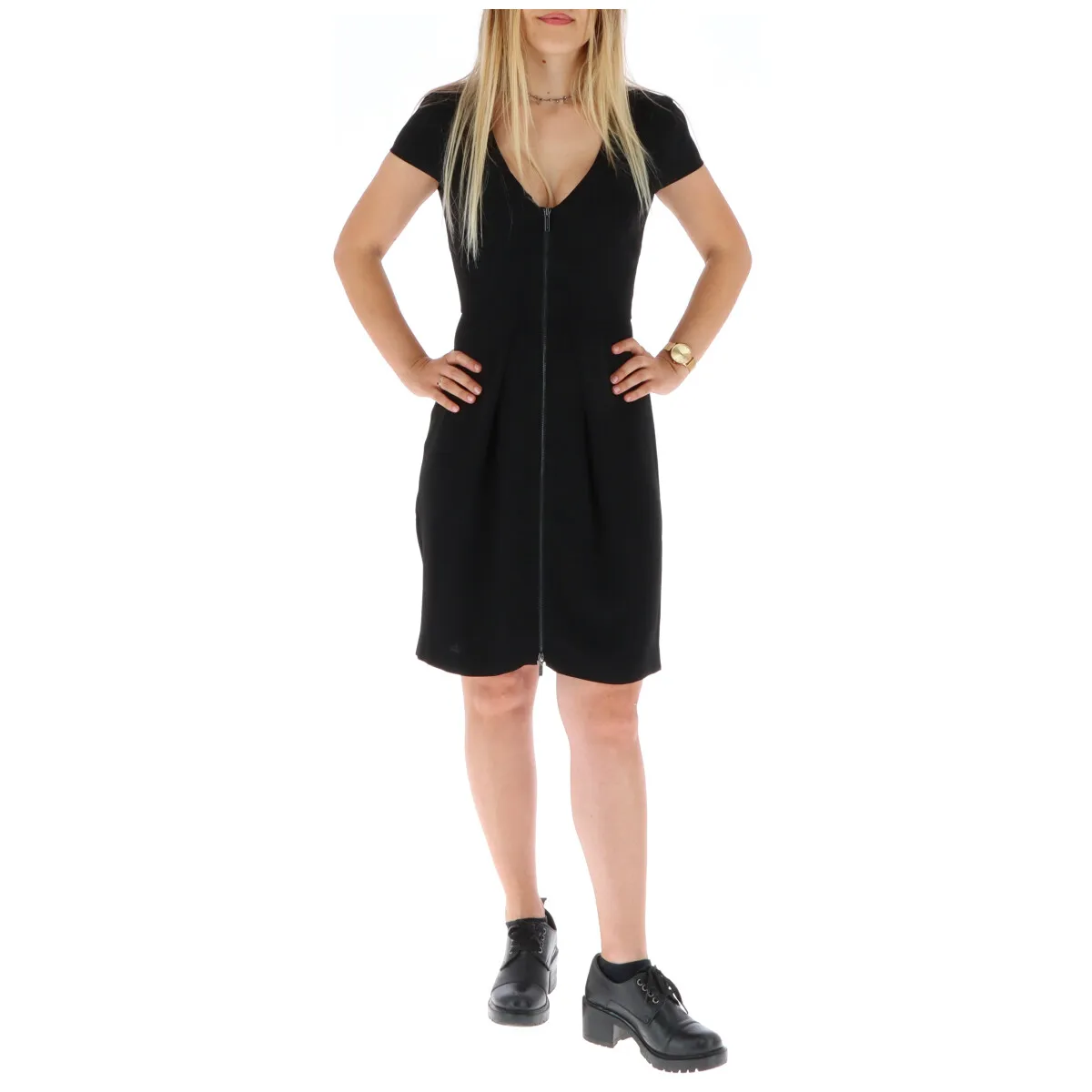 Kleid Schwarz 225029