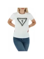 Guess Logo T-Shirt weiblich lässig