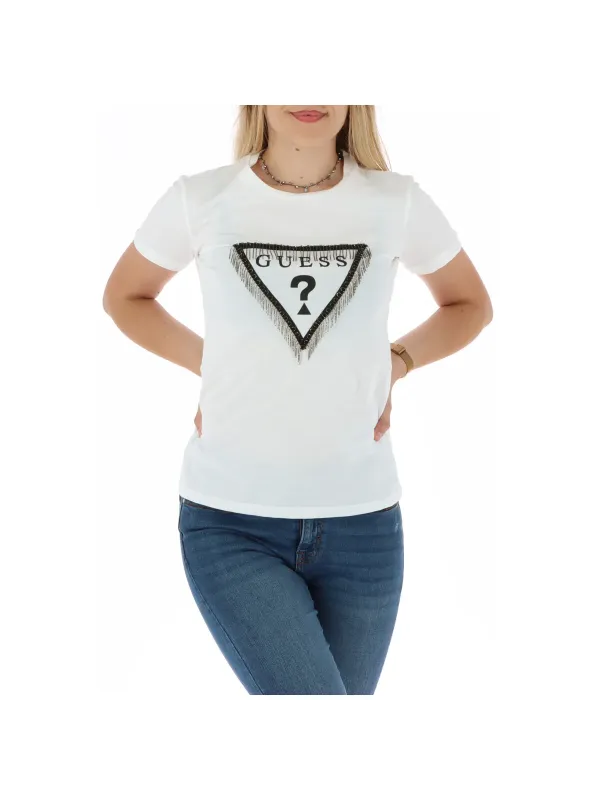 Guess Logo T-Shirt weiblich lässig