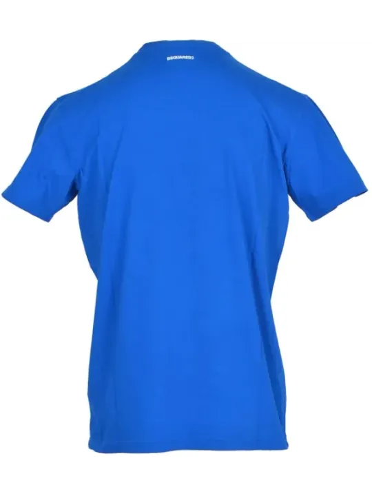 Blaues Dsquared T-Shirt Rückseite
