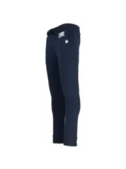 Dunkle blaue schmale Stoffhose Leone