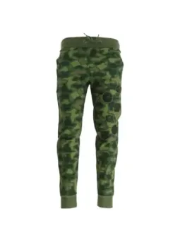 Grüne Camouflage Hose mit Kordelzug