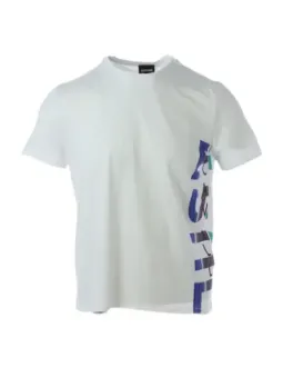 Weißes Just Cavalli T-Shirt kurzärmlig