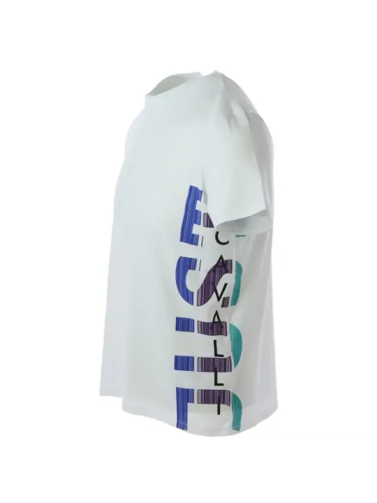 Just Cavalli farbiges Baumwoll-T-Shirt