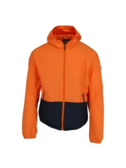 Orange Colmar Windbreaker-Jacke Detail