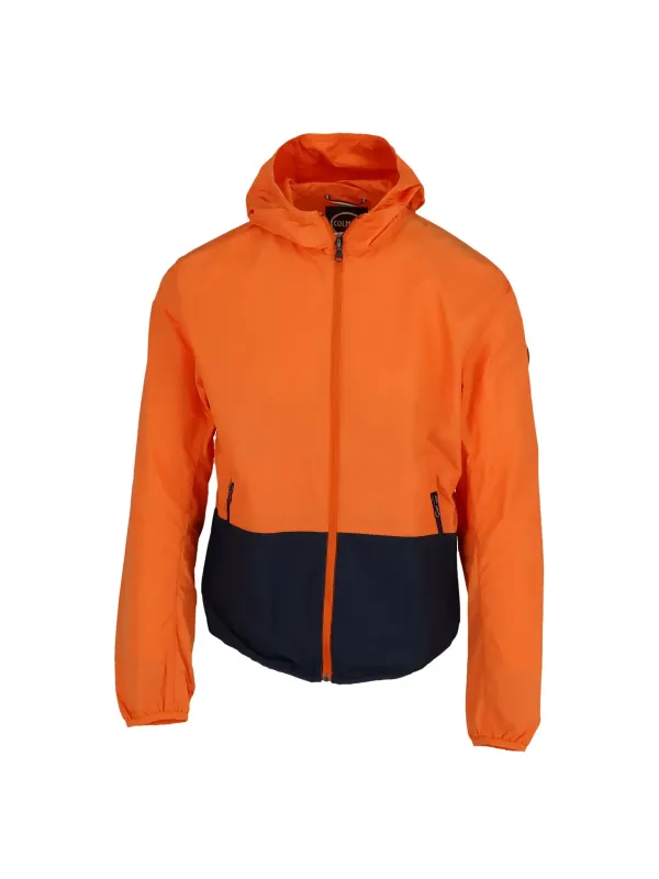 Orange Colmar Windbreaker-Jacke Detail