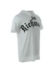 Weißes John Richmond T-Shirt vorne