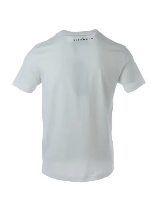 Weißes John Richmond T-Shirt Baumwolle