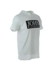 Weißes T-Shirt mit Logoaufdruck