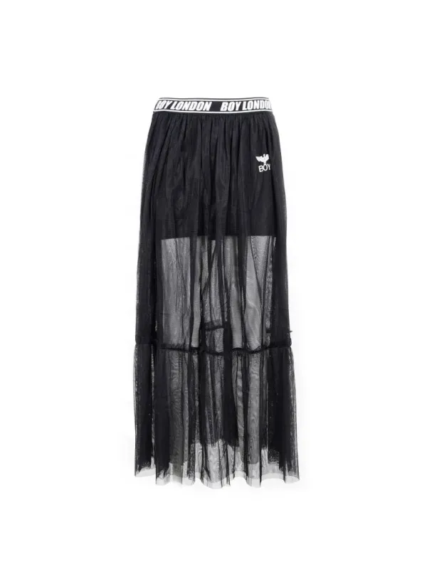 Boy London schwarzer Tüllrock