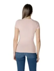 Rosa Guess T-Shirt für Frauen
