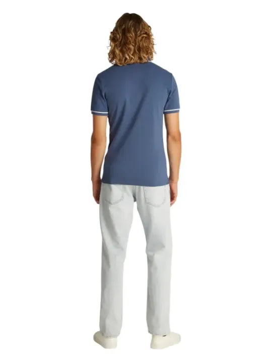 Navy Calvin Klein Poloshirt Rückseite