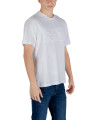 Weißes EA7 Logo T-Shirt Herren