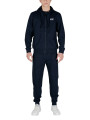 Dunkelblauer EA7 Trainingsanzug Fleece Set