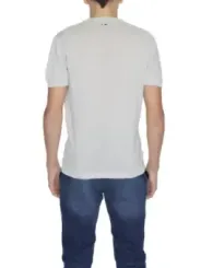 Weißes USPA T-Shirt mit Nackenlogo