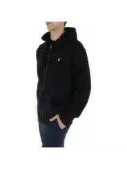 Schwarzer Lyle & Scott Kapuzenpullover