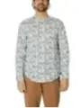 Blau blumiges Gianni Lupo Hemd