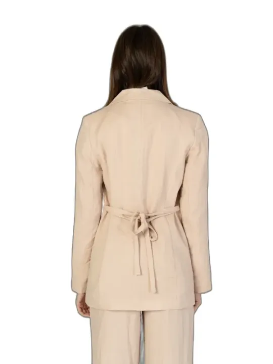 Beiges Vero Moda Damenanzug hinten