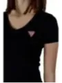 Schwarzes GUESS Logo Damen T-Shirt