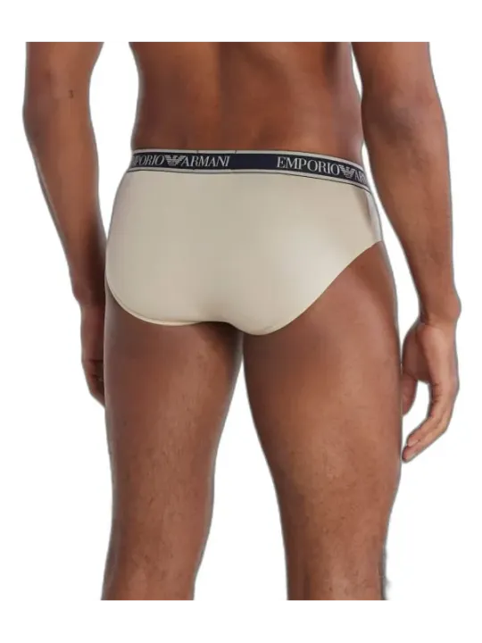 Beige Emporio Armani Herren Slip