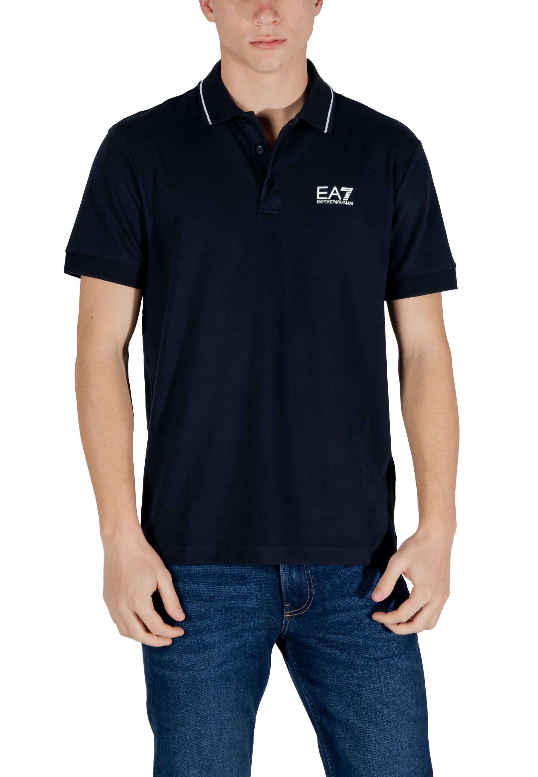 Ea7 Herren Polo Blau 483274