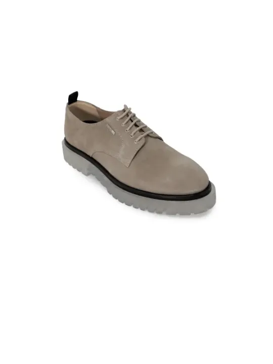 Tan Wildleder Schnürschuh