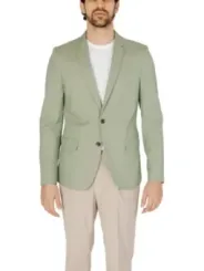 Grüner Wolljacke für Herren