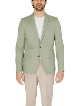 Grüner Wolljacke für Herren