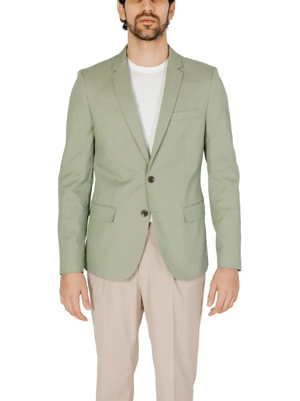 Grüner Wolljacke für Herren