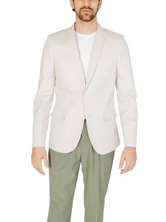 Offenes Blazer mit schmalem Revers