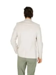 Beiger Sakkos, schlanker taillierter Herrenanzug