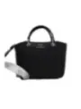 Schwarze Armani Exchange Handtasche Leder