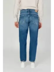 Helle blaue Herren Straight Leg Jeans