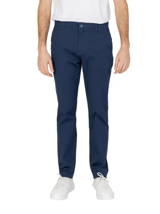 Dunkelblaue Chinohosen Herren