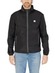 Schwarze Armani Exchange Windbreaker-Jacke