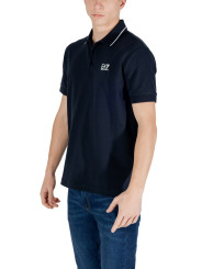 Navy EA7 Polo-Shirt-Detail